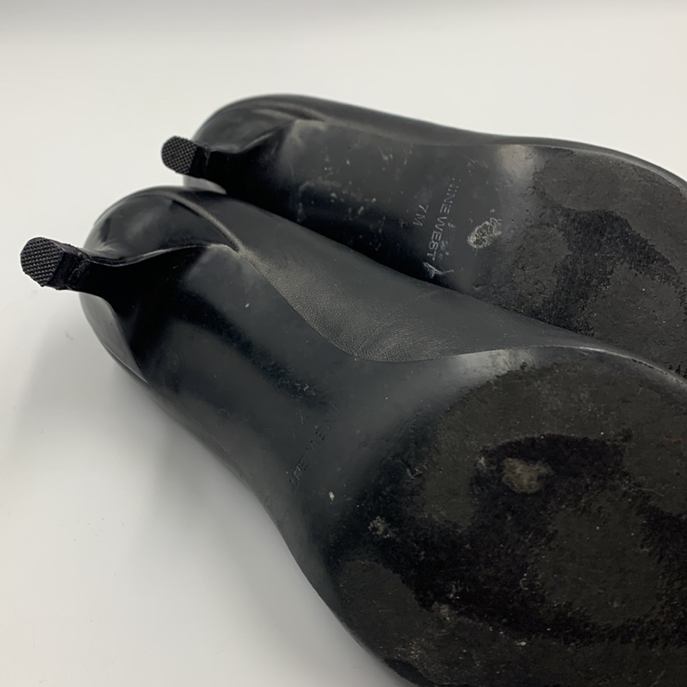 Black kitten heel pumps - Picture 4 of 4